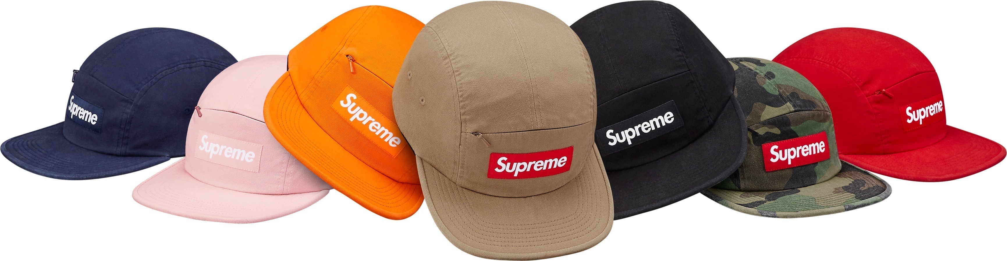 Front Panel Zip Camp Cap
